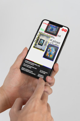 Simon Jacquin - Site web - mobile scroll