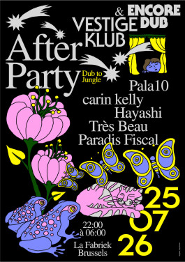 Affiche Encore Dub x Vestige Klub #5 - Nuit 